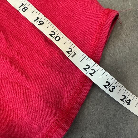 Vintage Y2K Bebe Mcbling Rhinestone Hoodie Pullover Sweatshirt Red Longsleeve S - Picture 5 of 5